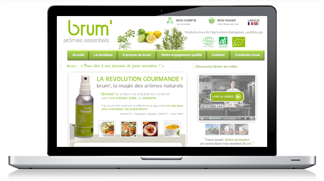 Brum aromes alimentaire